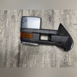 Black and Silver Rearview Mirror